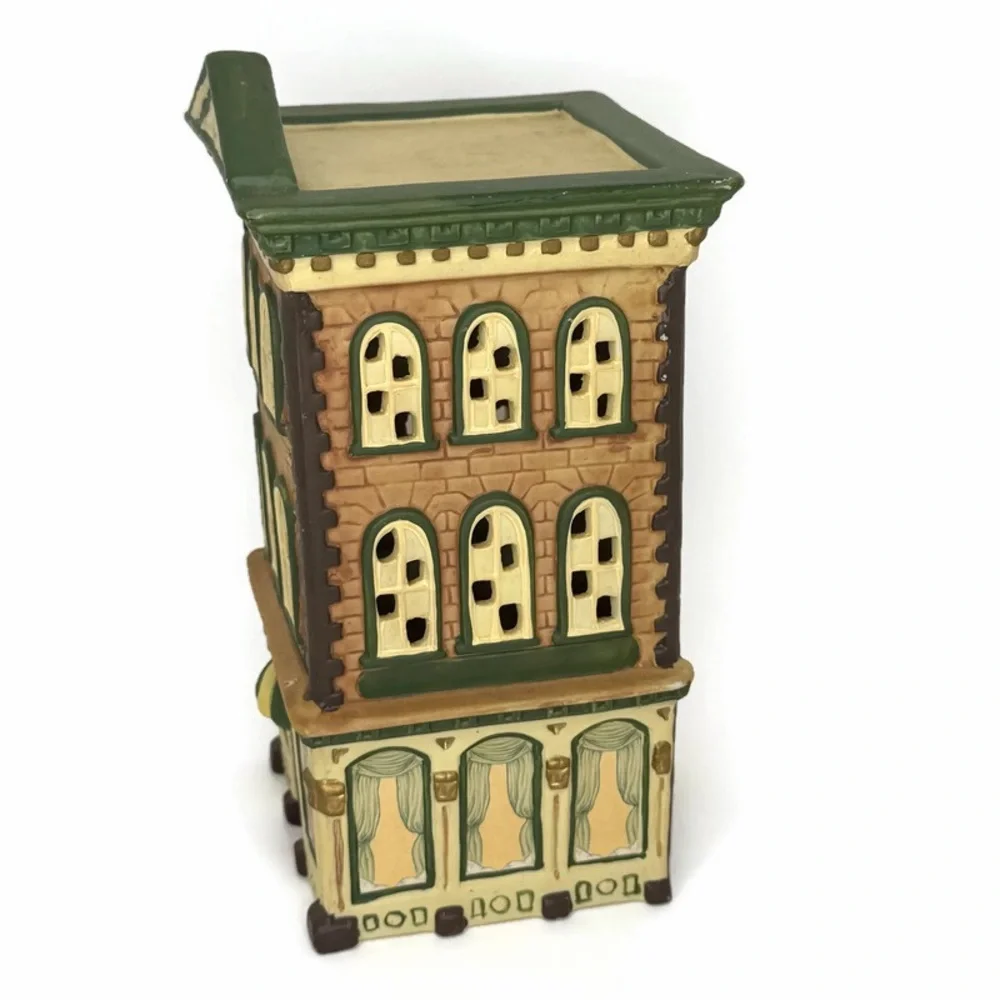 FTD Christmas Ceramic Village Clothier Building